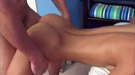 i got this sexy brunet massage and it went right on pt1