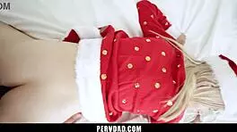 stepdaughter seduces stepdaddy for pricey christmas gift, so naughty