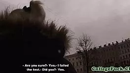 Teens Party in Group at University