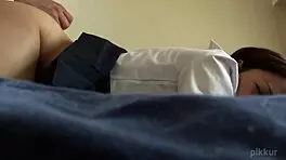 kozue and friend desperate for cash get caught in web chat