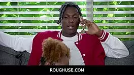 Rough Freeuse Of Black Teen Stepsister James Cameron!