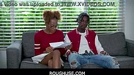 Rough Freeuse Of Black Teen Stepsister James Cameron!