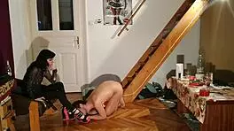 Beth kinky slave kicked spanked stomped by sexy mistress pt2 hd