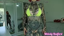 sheer micro bikini try on haul melody radford