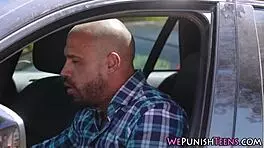 This teen is getting hardcore pounded, wow!