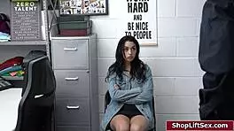 Small Tits Latina Dominated By Officer!