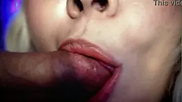 Check out this pretty teen 18+ sucking cock up close! 😍