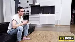 hey, there's a chance to fuck that nerd step without losing it