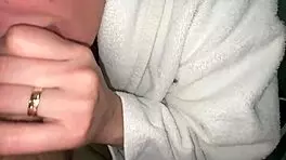 Anal creampie and deep blowjob with mistress in hotel