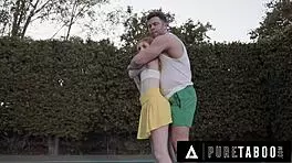 i can't believe madi collins spites stepmom by banging her hot tennis coach!