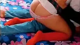 fucking horny student who finds me masturbating and helps with her tight pussy