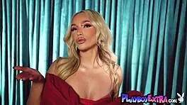 Passionate Natural Blondie Rara Knupps Delivers Best Holiday Gift Ever. Her Tight Body Shines!