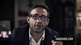 Brunette Teen 18+ Actress Abigail Mac Getting Banged By Two Guys At The Casting!