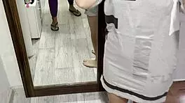 did you see how she seduced that courier and bent over for creampie?