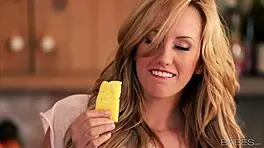 Brett Rossi, Teen 18+ Babe, Shows Natural Tits In Hardcore Scene