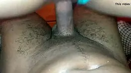 two orgasms with stepdad's huge black cock 😍