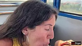 dude, gimme that risky blowjob on the ferris wheel now