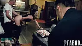 i'm in the family dispatch unit with foster freaks silvia saige and keira croft, riding and blowjobing