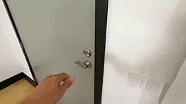 Yo, showed him my tight pussy as dessert after our date!