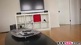 Megan sage gets drilled hard by her stepbrother's big cock in homemade video