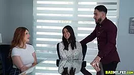 Abby Somers and Bess Breast dive into a steamy threesome with doctor and patient. It’s all happening bent over in the clinic!