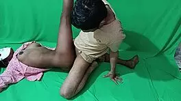 High class hindi girlfriend has dirty sexy sex with friend in classroom, young and brunette.