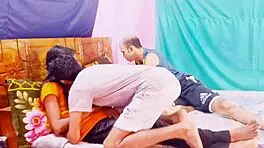 Horny teen craves threesome with Hanif, Popy, and Manik