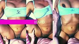 La hermanastra atrevida sedujo al amigo de su hermano en el apartamento familiar y descubrió un lado oscuro de sí misma 😏