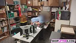 Her pussy will pay for the theft she committed at the shop.