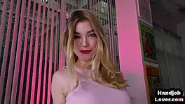 Upskirt Petite 18+ Babe Grinds Cock While Giving Jerk Off Instructions