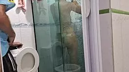 Teen asks to join her in the shower