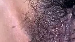 Latina girlfriend's creamy pussy drips wet from intense fingering