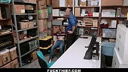 Did you see that teen concealing items? Now she's punished with a big cock.