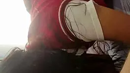 Hot 18-year-old student invites classmate over to hook up while alone