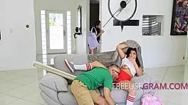 Yo, haunting these free use campers with Gal Ritchie and Selena Ivy is wild!