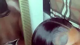 My little 18+ stepsister jumps me right when I get home to test my black cock! 😜