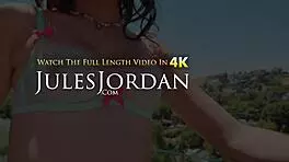 Julesjordan Com - 19 Year Old Layla Jenner Handles the Biggest BBC in Deepthroat Action