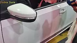 Amateur teen pays gas bill with hardcore blowjob and ass fucking