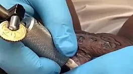 Tattoo Appointment With Natural Tits And Doggystyle Fucking