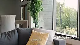 Les Milf Soaked by Asian Stepdaughter's Upskirt Tease in Wild Licking