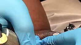 Tattoo Appointment With Natural Tits And Doggystyle Fucking