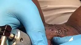 Tattoo Appointment With Natural Tits And Doggystyle Fucking