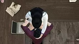 Teacher says, 'Bend over for hard fucking on desk.'