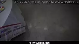 Kylie Rocket Deepthroats Stepdaddy's Fat Cock