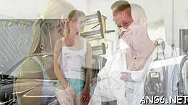 Demure Babe Gets Deep Fucking After Sucking Hard Willy