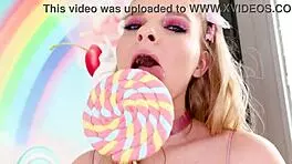 Can harlow west handle this big dick pov blowjob and swallow the load?