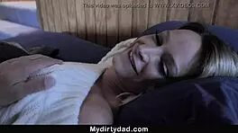 Emma Hix boldly shares intense fucking with step daddy's monster cock