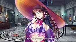 In Harem Hunter, the sex-ray vision lets him get it on with a virgin mage in episode one.