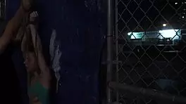 Anya Olsen’s wild outdoor public gangbang as a sexual slave is just BRUTAL BANGING madness!