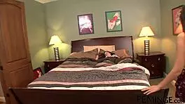 feminge 4k model with big tits gets licked. threesome with redhead teen brunette blonde using toys for masturbation and scissoring.